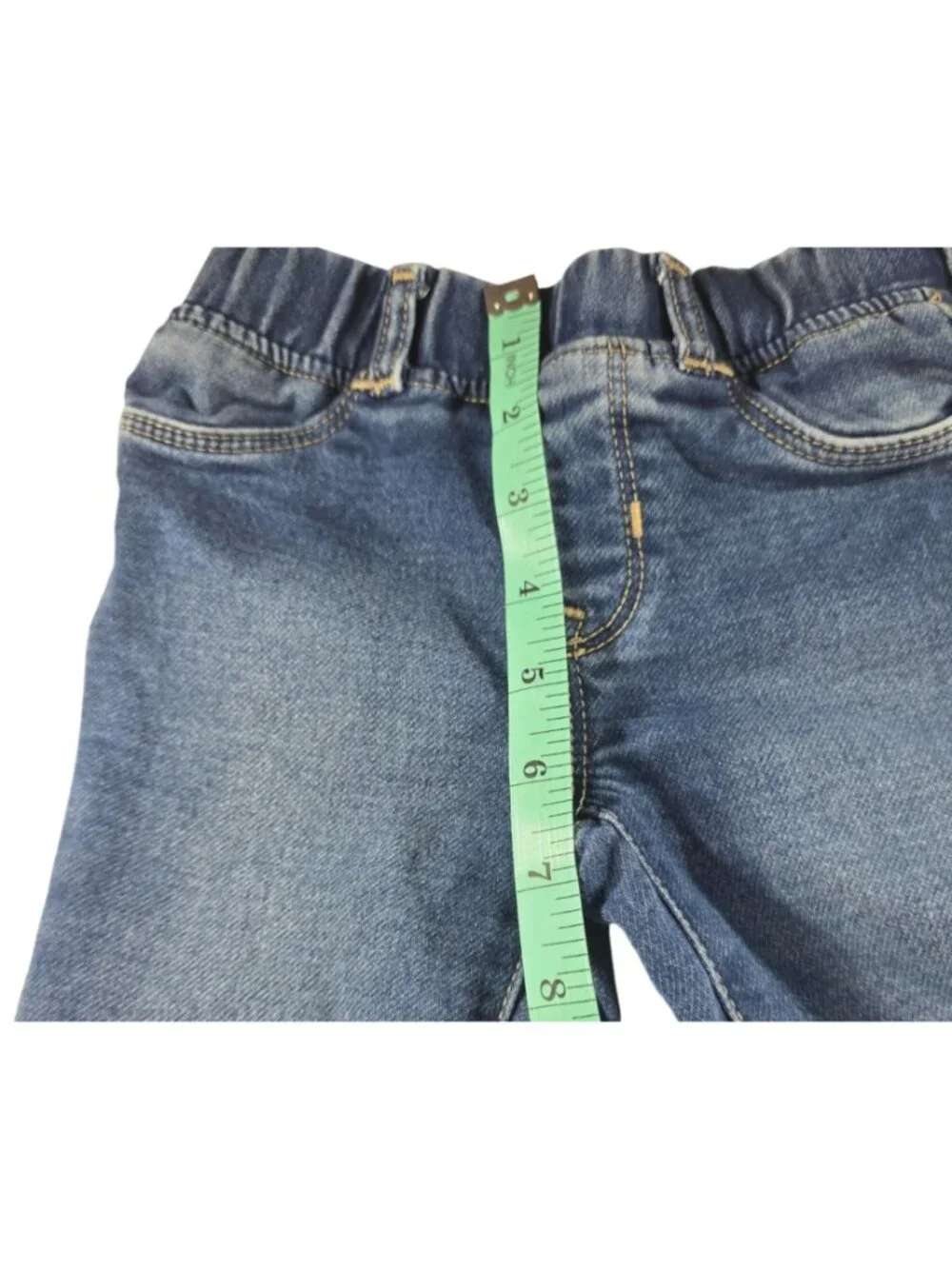 Gap Baby Girls Stretch Denim Jeggings 4T Elastic Waist Blue Casual Pants